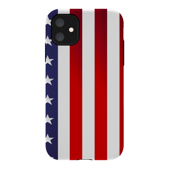 iPhone 11 StrongFit usa flag by haroulita