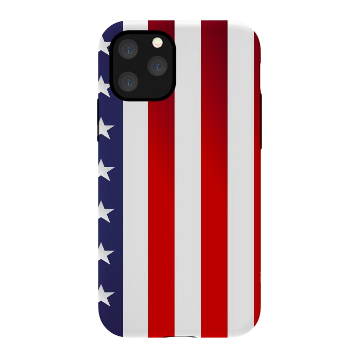 iPhone 11 Pro StrongFit usa flag by haroulita