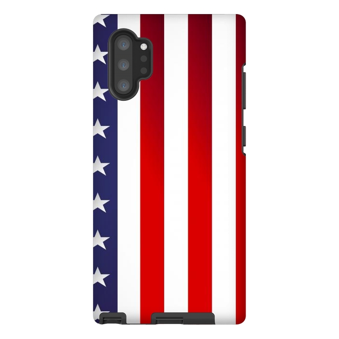 Galaxy Note 10 plus StrongFit usa flag by haroulita