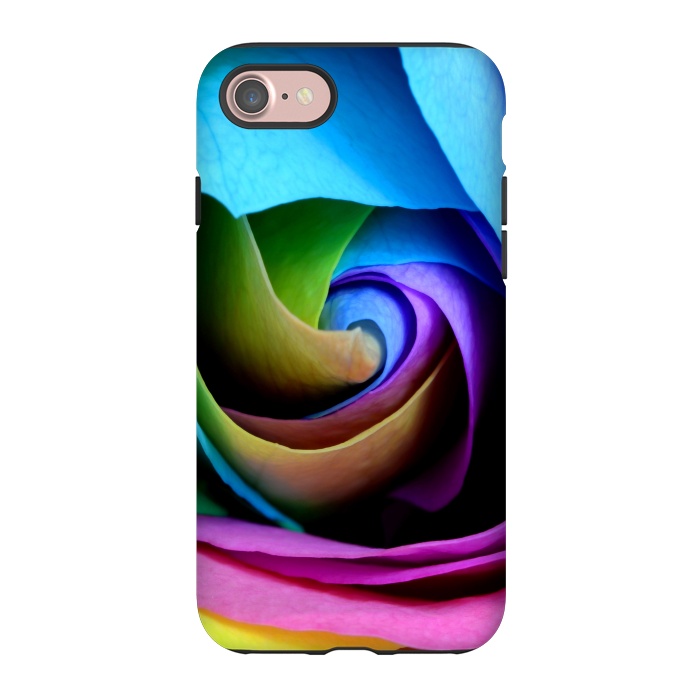 iPhone 7 StrongFit colorful rose by haroulita