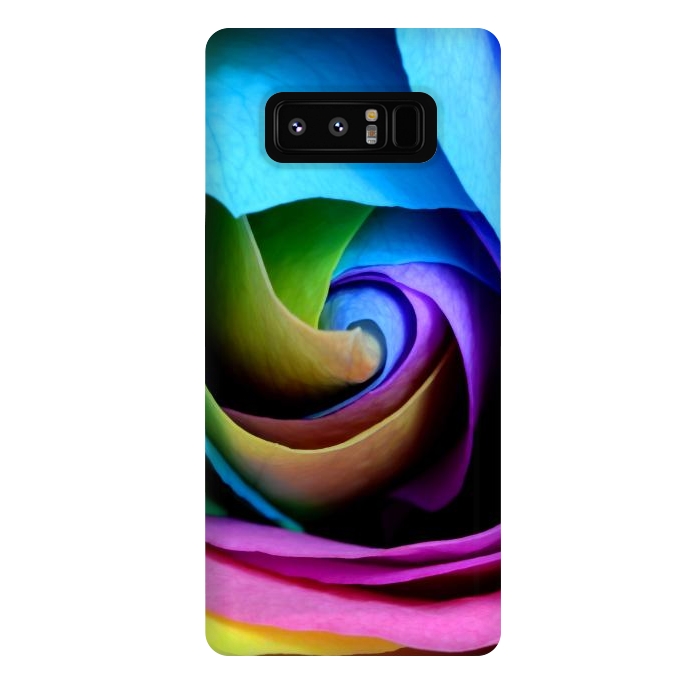 Galaxy Note 8 StrongFit colorful rose by haroulita