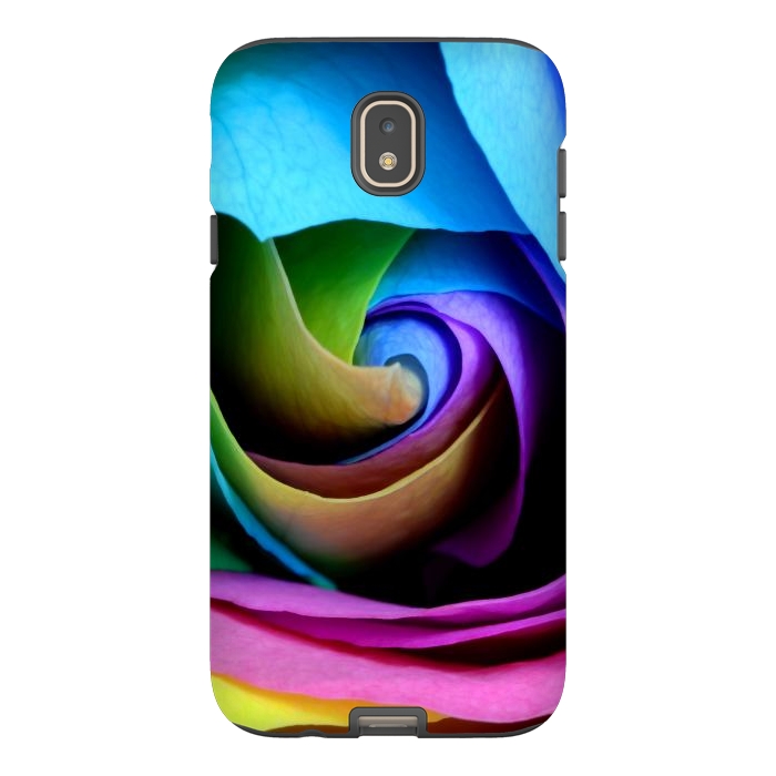 Galaxy J7 StrongFit colorful rose by haroulita