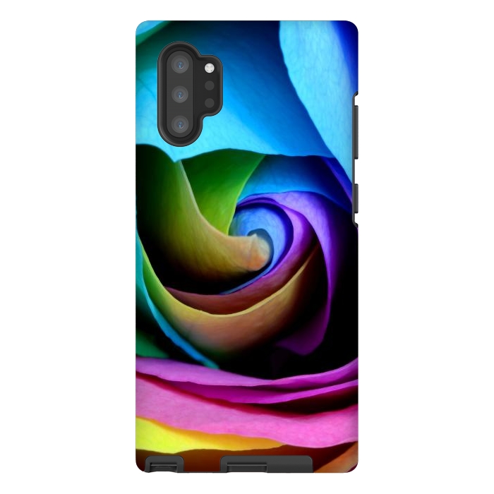 Galaxy Note 10 plus StrongFit colorful rose by haroulita