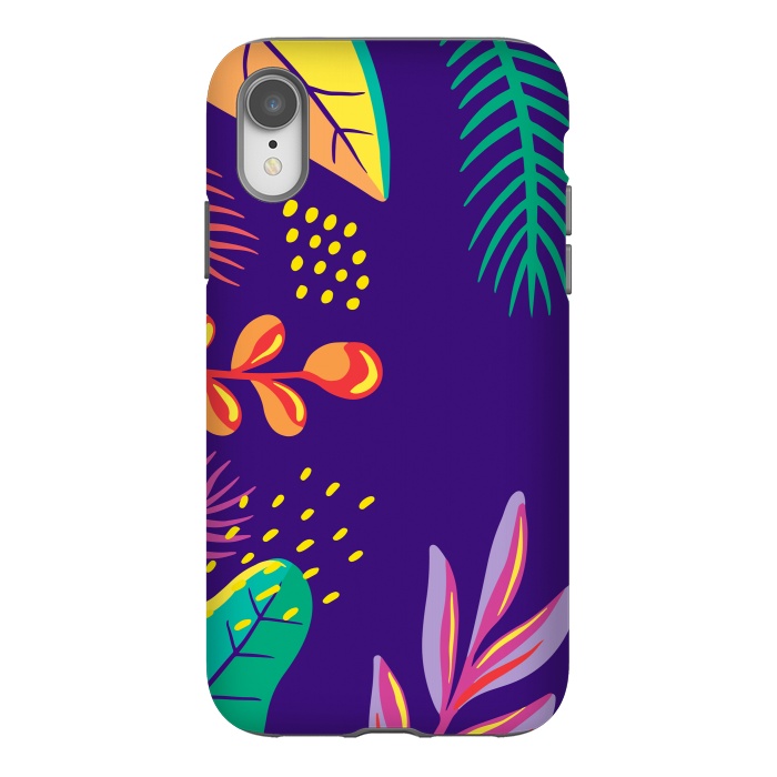 iPhone Xr StrongFit exotic flowers x by haroulita