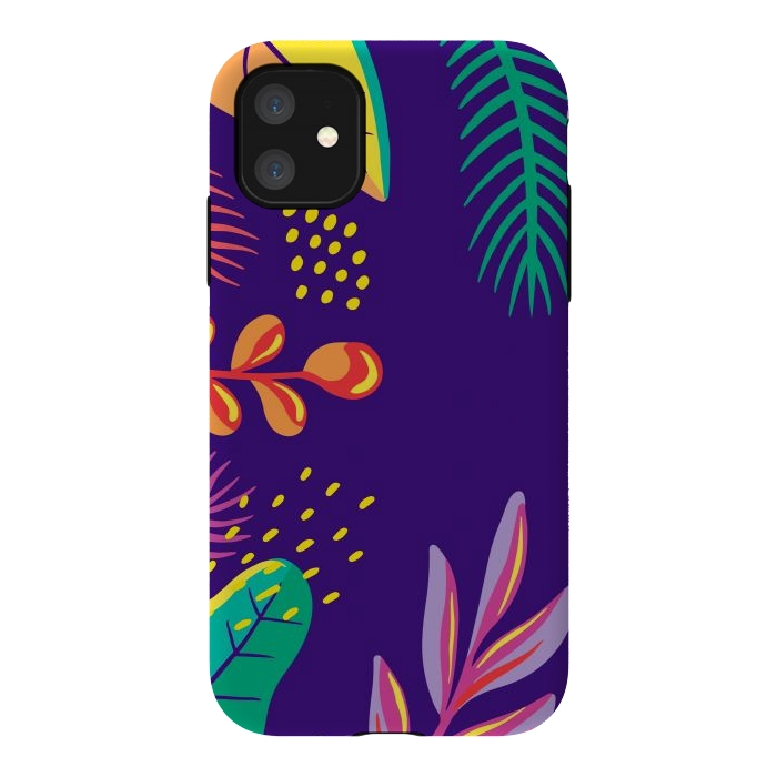 iPhone 11 StrongFit exotic flowers x by haroulita