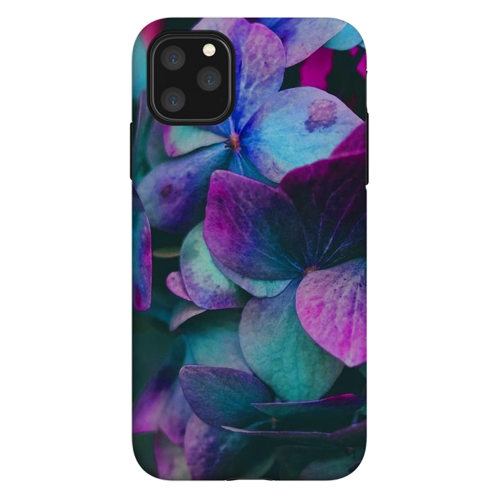 iPhone 11 Pro Max StrongFit purple hydrangea by haroulita