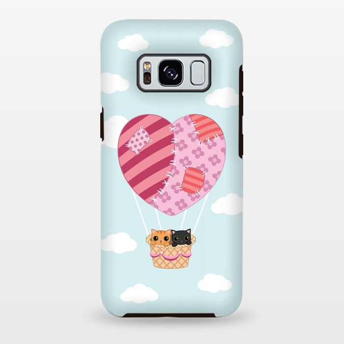 Galaxy S8 plus StrongFit kitty love by Laura Nagel