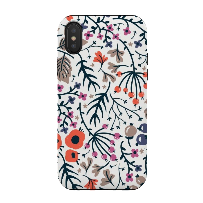 iPhone Xs / X StrongFit Floral motif by Winston