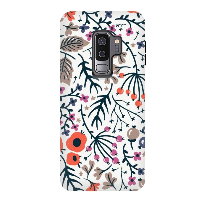 Galaxy S9 plus StrongFit Floral motif by Winston
