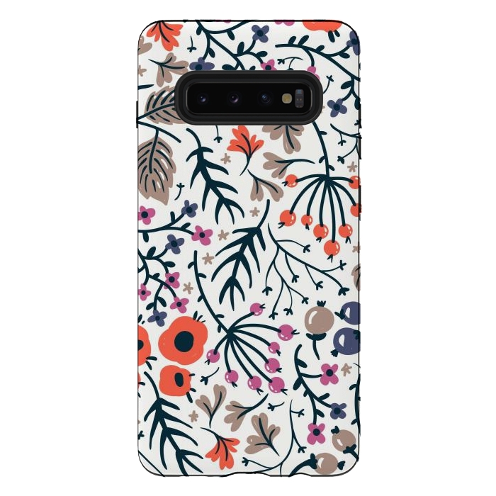 Galaxy S10 plus StrongFit Floral motif by Winston