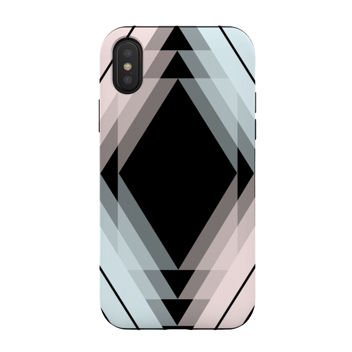 iPhone Xs / X StrongFit Diamonds geometric by Jms