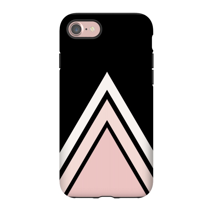 iPhone 7 StrongFit Pink triangles by Jms