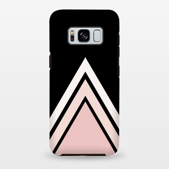 Galaxy S8 plus StrongFit Pink triangles by Jms