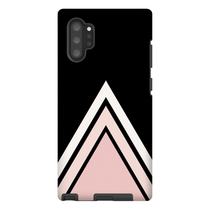 Galaxy Note 10 plus StrongFit Pink triangles by Jms