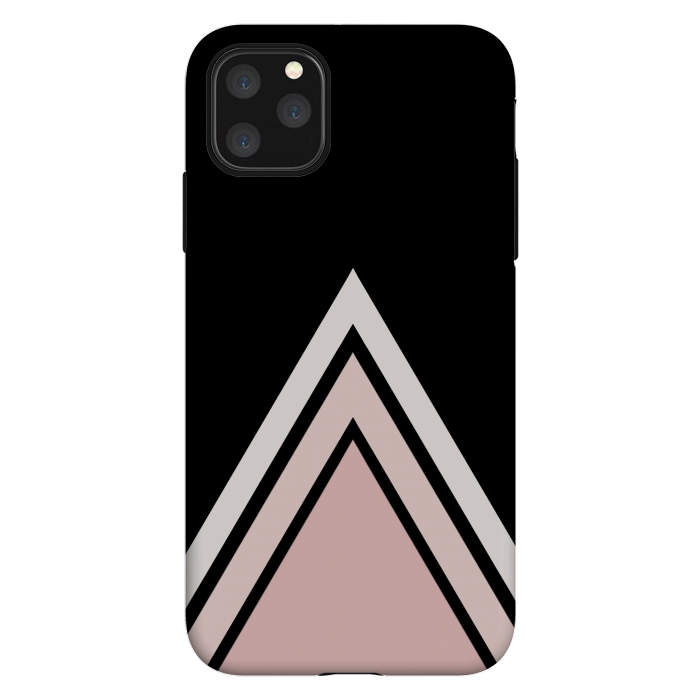 iPhone 11 Pro Max StrongFit Pink triangles by Jms