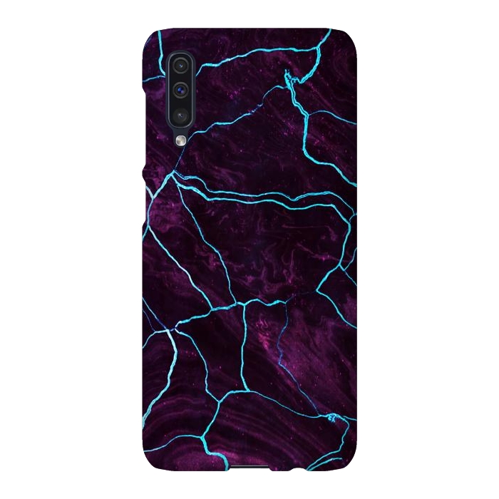 Galaxy A50 SlimFit Metallic dark purple marble by Oana 