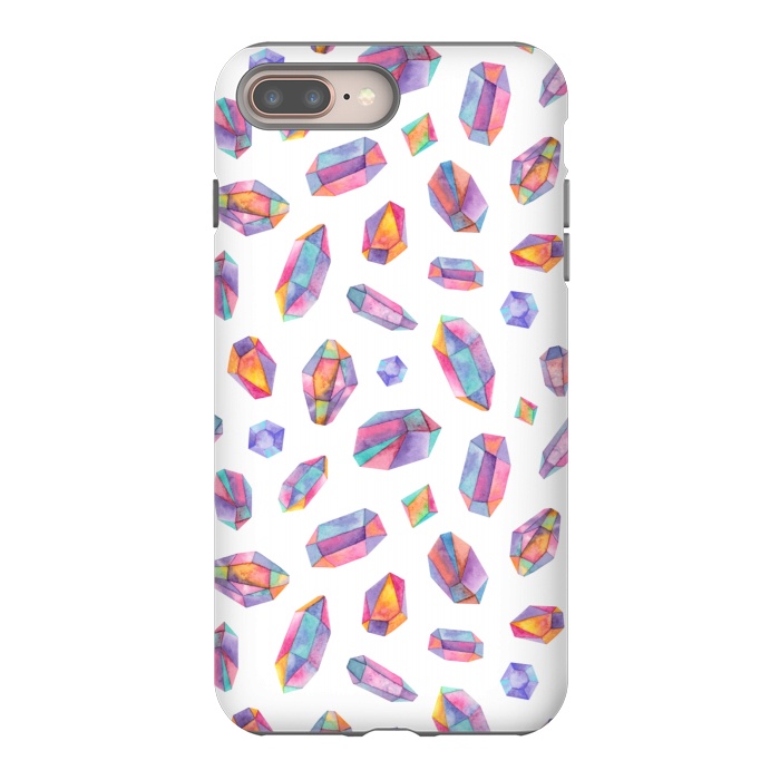 iPhone 7 plus StrongFit purple gems by Alena Ganzhela