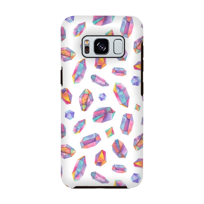 Galaxy S8 StrongFit purple gems by Alena Ganzhela