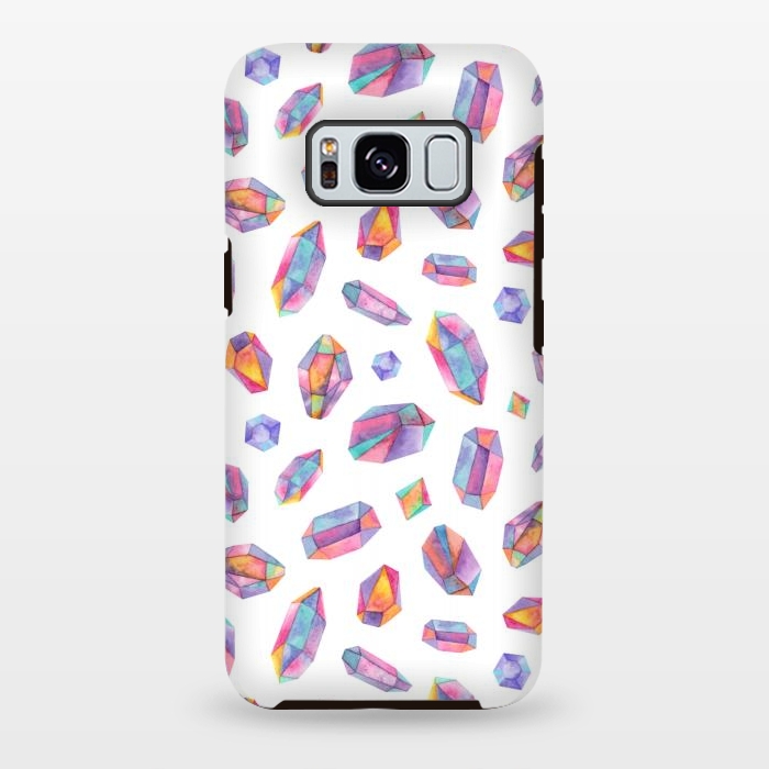 Galaxy S8 plus StrongFit purple gems by Alena Ganzhela