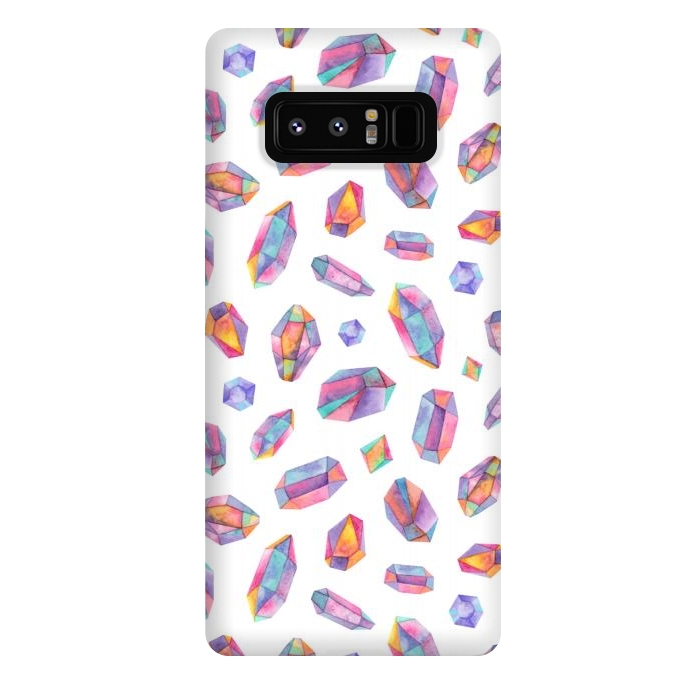 Galaxy Note 8 StrongFit purple gems by Alena Ganzhela