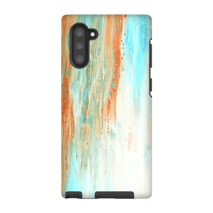 Galaxy Note 10 StrongFit Abstract Liquid Pattern by Creativeaxle