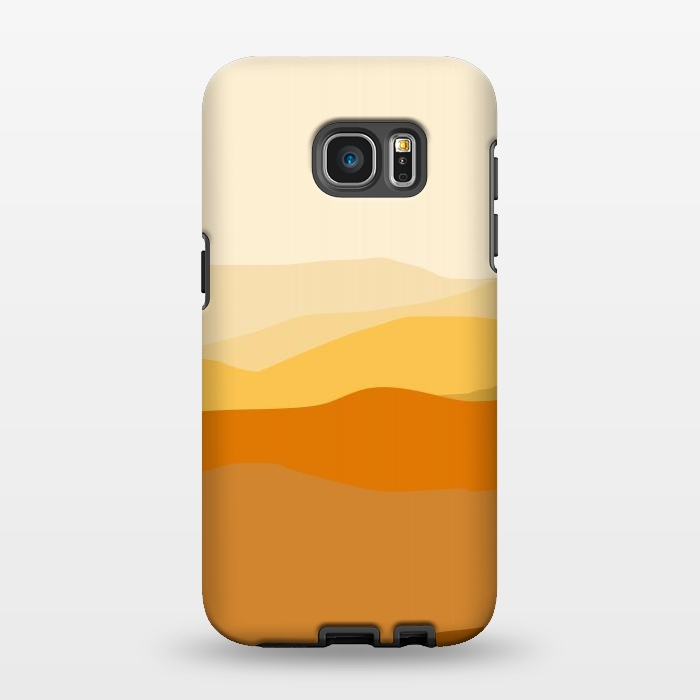 Galaxy S7 EDGE StrongFit Brown Valley by Creativeaxle