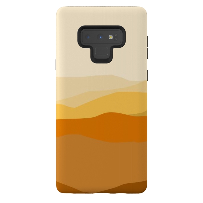 Galaxy Note 9 StrongFit Brown Valley by Creativeaxle