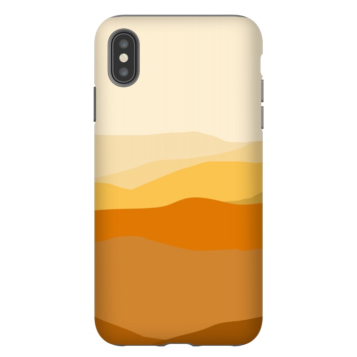 iPhone Xs Max StrongFit Brown Valley by Creativeaxle