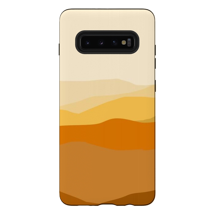 Galaxy S10 plus StrongFit Brown Valley by Creativeaxle