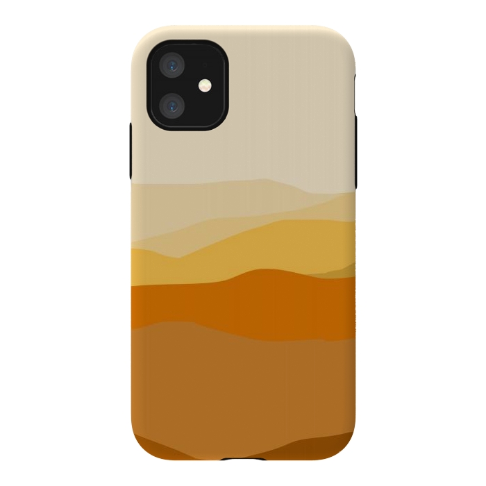 iPhone 11 StrongFit Brown Valley by Creativeaxle