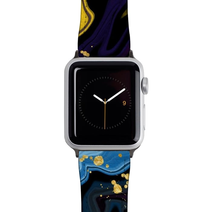 Watch 38mm / 40mm Strap PU leather Between the stars and waves by Xylo Riescent
