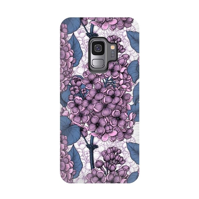 Galaxy S9 StrongFit Violet lilacs by Katerina Kirilova