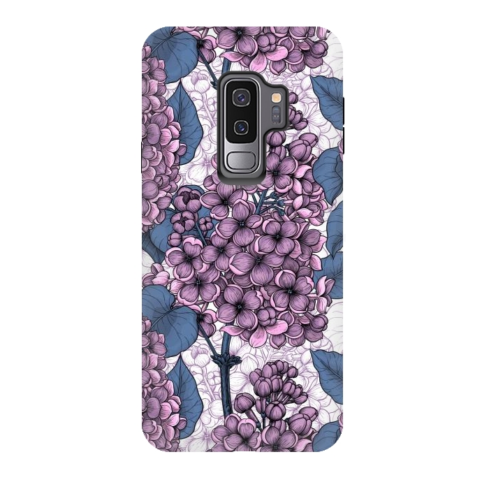 Galaxy S9 plus StrongFit Violet lilacs by Katerina Kirilova