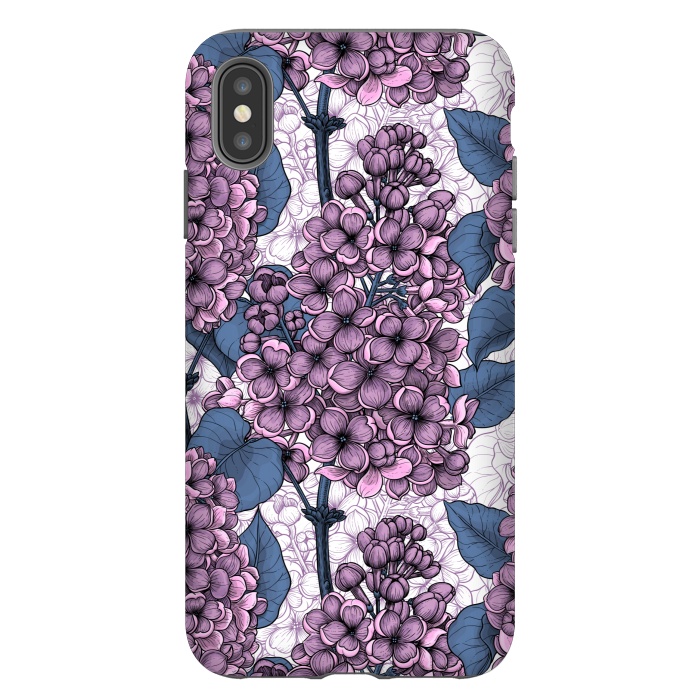 iPhone Xs Max StrongFit Violet lilacs by Katerina Kirilova