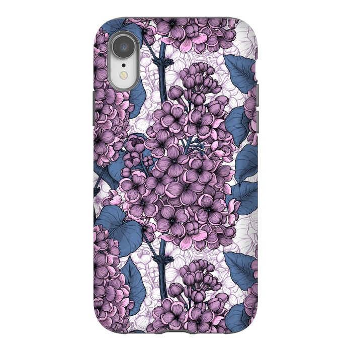 iPhone Xr StrongFit Violet lilacs by Katerina Kirilova