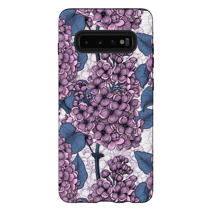Galaxy S10 plus StrongFit Violet lilacs by Katerina Kirilova