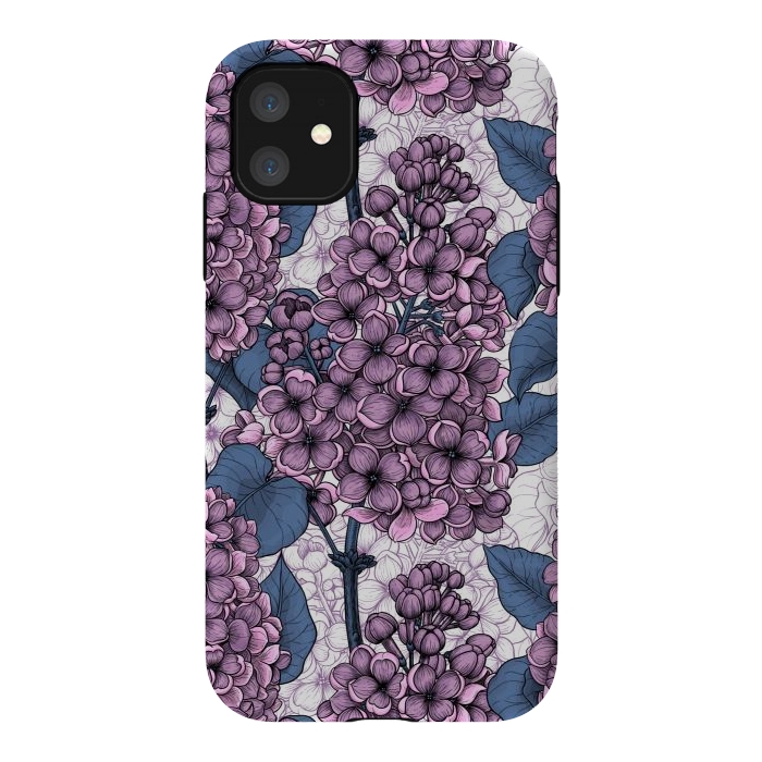 iPhone 11 StrongFit Violet lilacs by Katerina Kirilova
