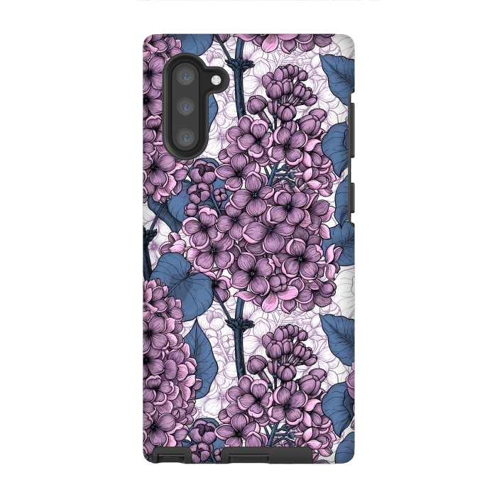 Galaxy Note 10 StrongFit Violet lilacs by Katerina Kirilova
