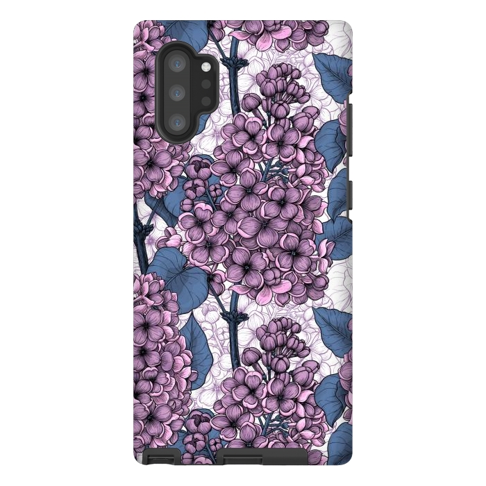 Galaxy Note 10 plus StrongFit Violet lilacs by Katerina Kirilova