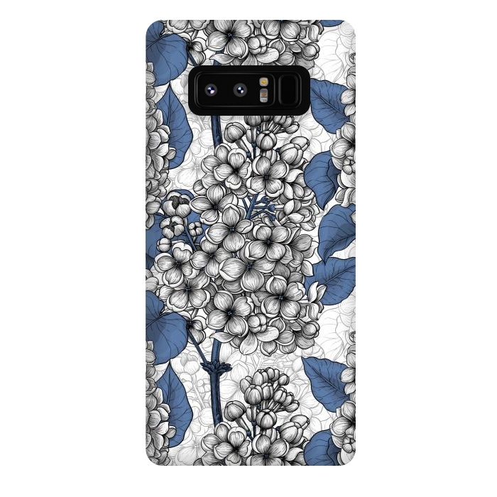 Galaxy Note 8 StrongFit White lilacs by Katerina Kirilova