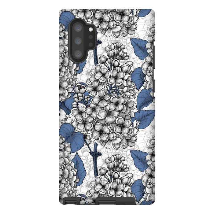 Galaxy Note 10 plus StrongFit White lilacs by Katerina Kirilova