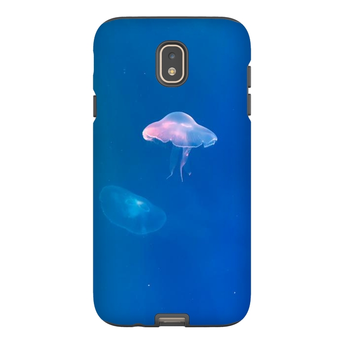 Galaxy J7 StrongFit White Jellyfish in Blue Water by Winston
