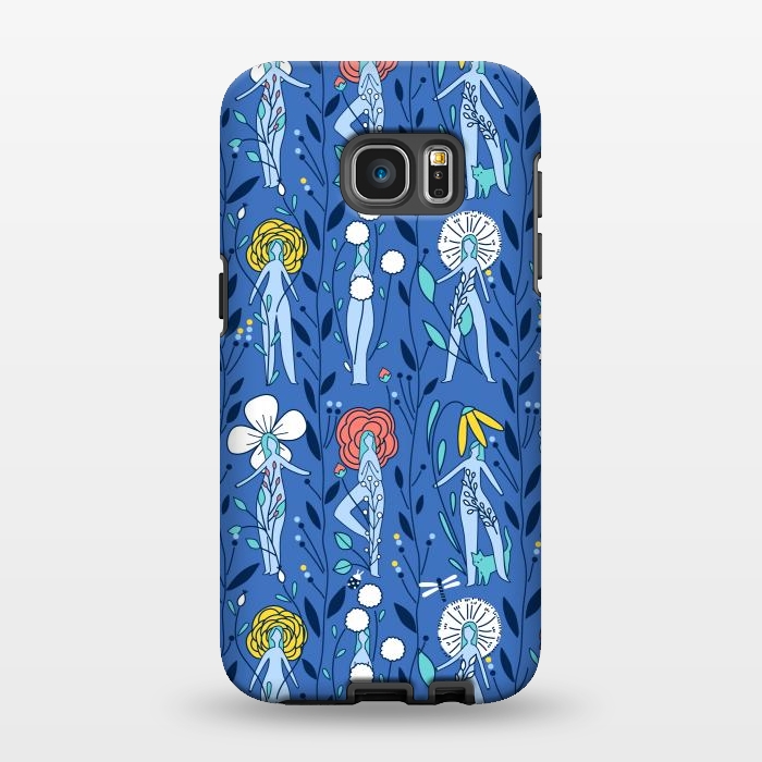 Galaxy S7 EDGE StrongFit Springtime floral women design by Anna Alekseeva