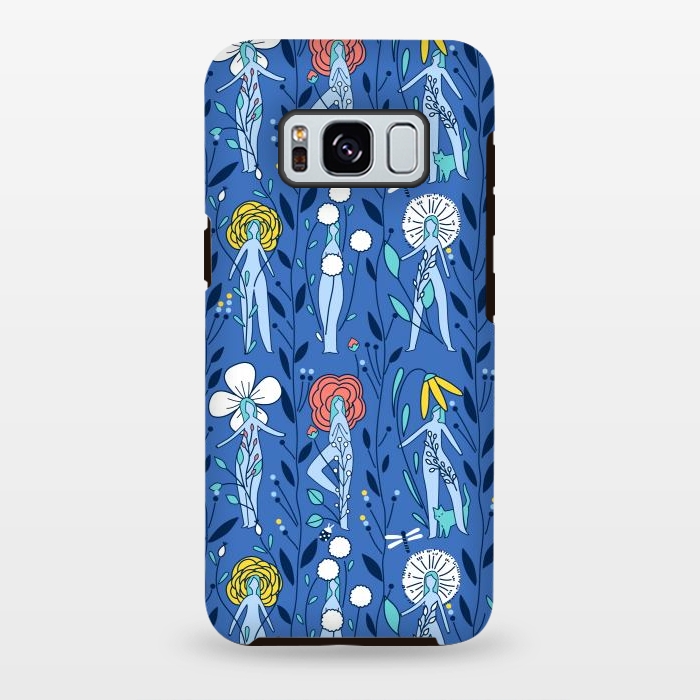 Galaxy S8 plus StrongFit Springtime floral women design by Anna Alekseeva