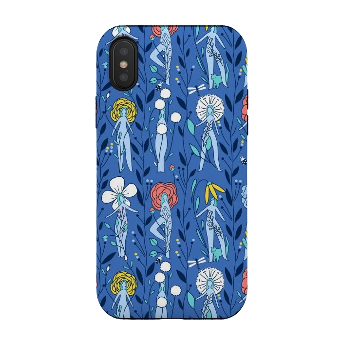 iPhone Xs / X StrongFit Springtime floral women design by Anna Alekseeva