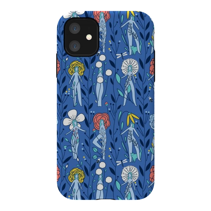iPhone 11 StrongFit Springtime floral women design by Anna Alekseeva