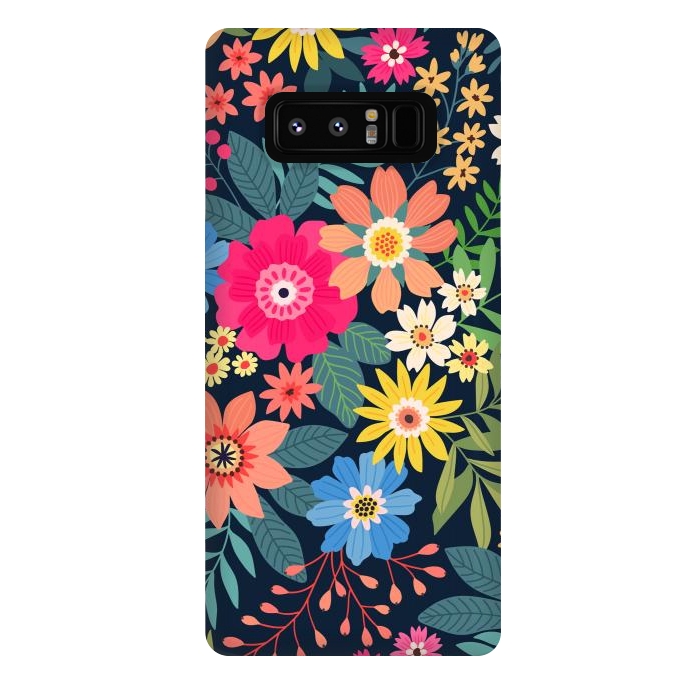 Galaxy Note 8 StrongFit Cute and Beautiful Floral Design Pattern 333 by ArtsCase