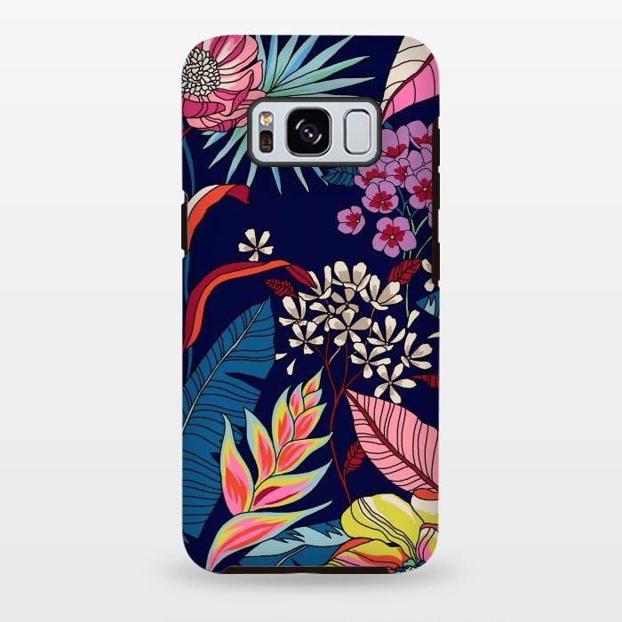 Galaxy S8 plus StrongFit Floral Design 123 by ArtsCase