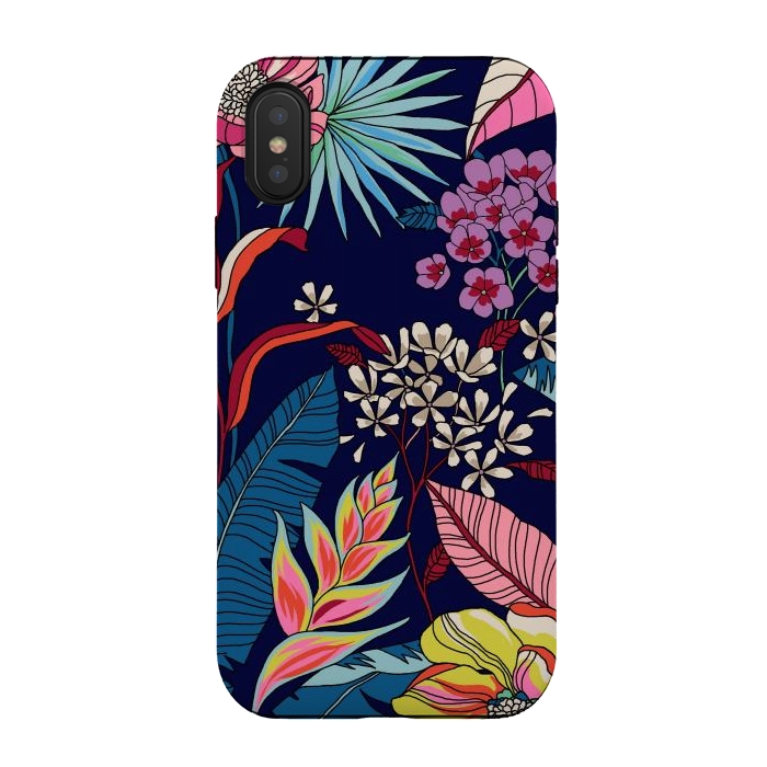 iPhone Xs / X StrongFit Floral Design 123 by ArtsCase