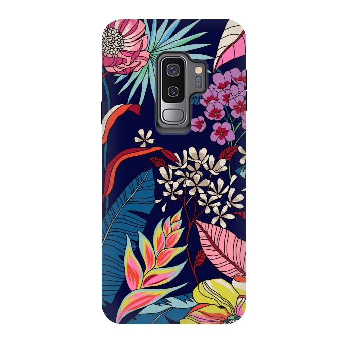 Galaxy S9 plus StrongFit Floral Design 123 by ArtsCase